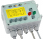 "Ethernet-connection / smart control unit with 2 relays 230VAC, 1xPt100, 2xSer, LCD Display"